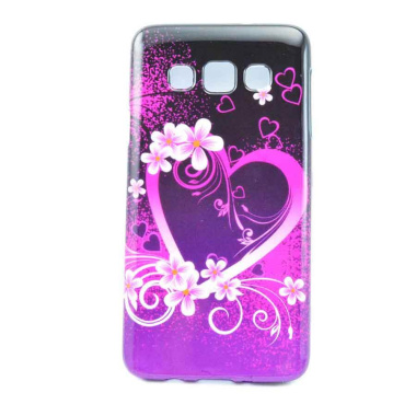 Silicone Case for Samsung Galaxy A3 Flowers with heard Buynowcy Cyprus