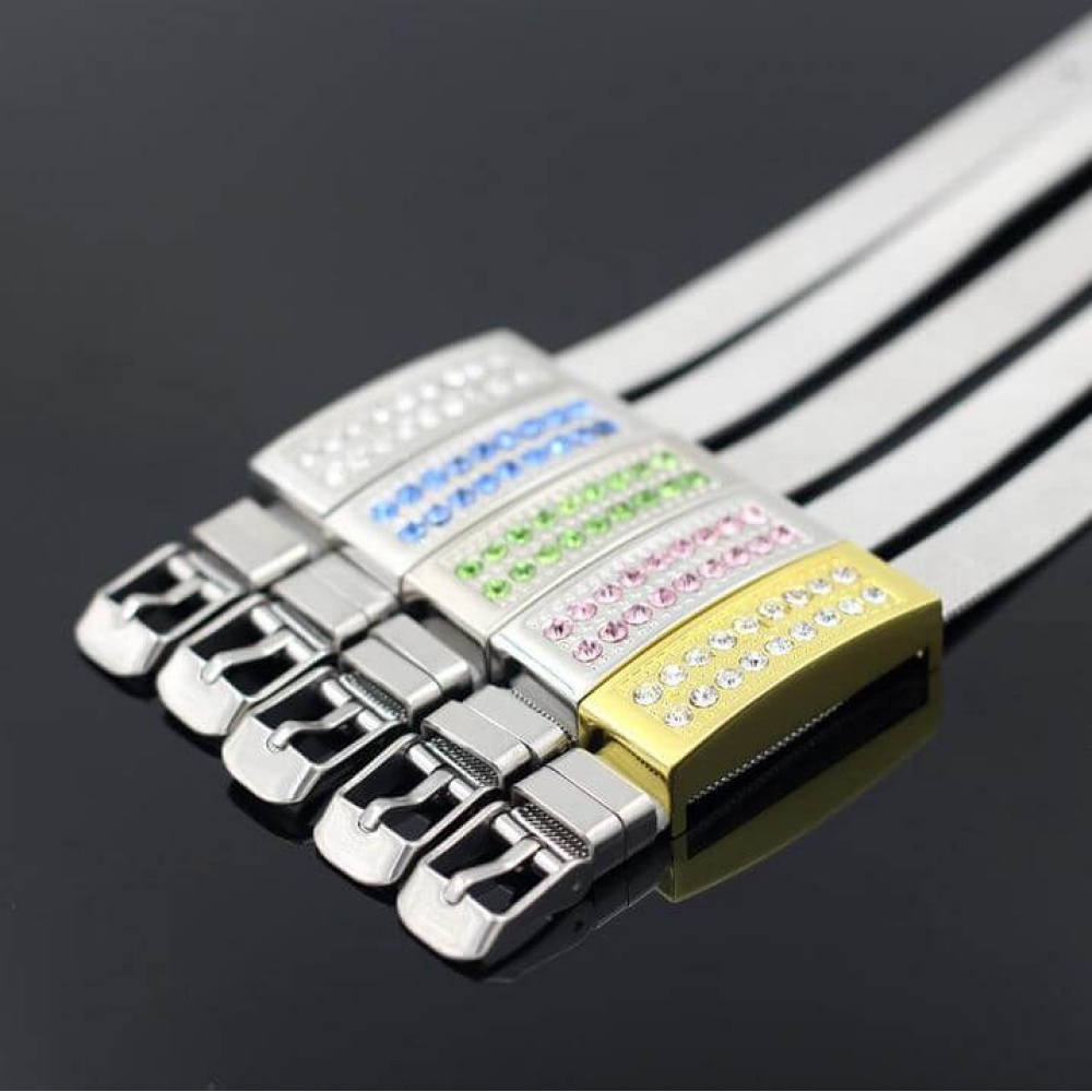 Diamond Bracelet Usb Flash Drive 16GB jewelry Silver + Gift Box