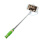 mini pocket size extendable wired selfie stick green