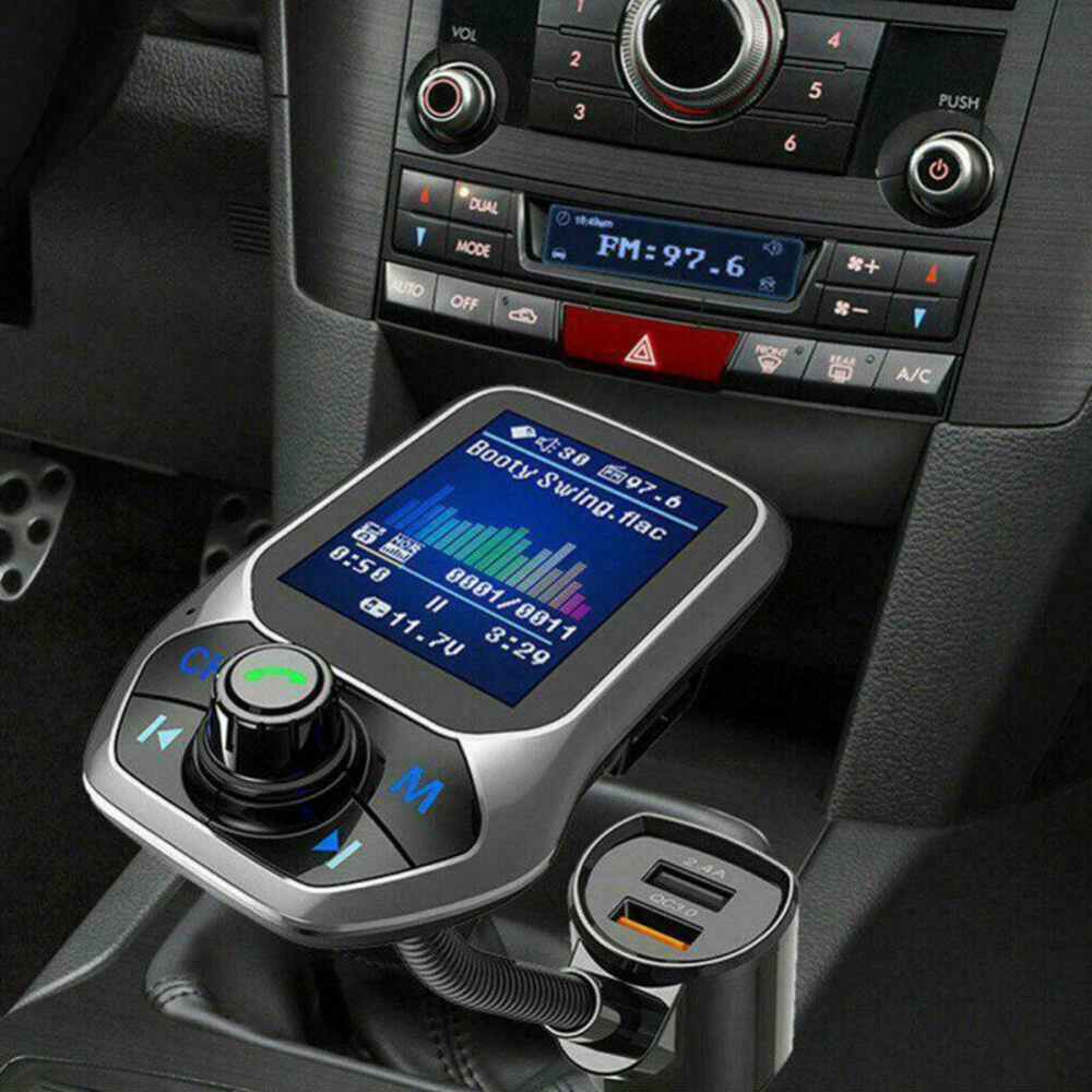 T43 FM Transmitter Bluetooth 5 Radio Handsfree Car Kit